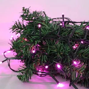 Xmas füzér kültéri 100 LED 15m pink, 298205