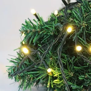 Xmas füzér kültéri programozható 100 LED 15m távirányítós melegfehér, 298210