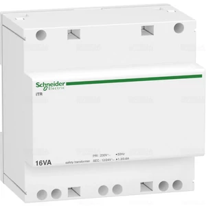 Schneider A9A15218 ACTI9 Biztonsági transzformátor 16VA 230VAC 12-24VAC