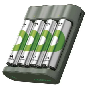 Emos GP Akkumulátor töltő Eco E441+4xAA ReCyko 2100mAh B50444 1604844110