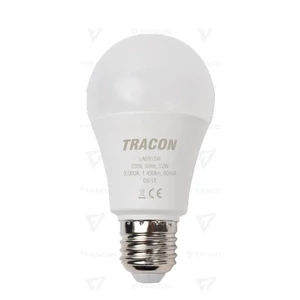 Tracon LA6012W Led E27 A60 12W 2700K 230V 11430lm 250fok