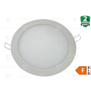 Tracon LedDL12WW Led mélysugárzó, 12W, 230V,2700K, 850LM, beépíthető, 174mm, fehér  Led-DL-12WW