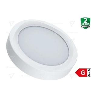 Tracon LedDLFS12NW Led mélysugárzó, 12W, 230V, 4000K, 960lm, falon kívüli, 170mm, fehér Led-DLFS-12NW