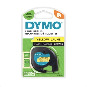 DYMO - Feliratozó készülék szalag 12mm x 4m sárga, S0721620