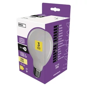 Led izzó Filament gömb,  E27,  7,8 W (75 W),  1 055 lm,  meleg fehér ZF2150 8592920116982