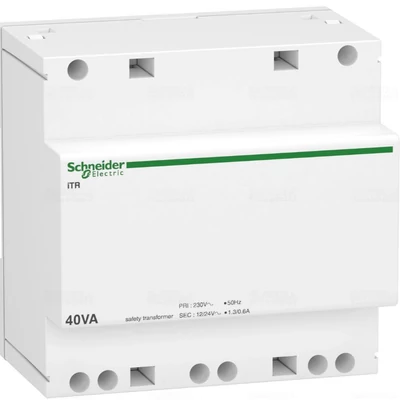 Schneider A9A15220 ACTI9 Biztonsági transzformátor 40VA 230VAC 12-24VAC