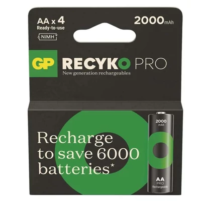 GP ReCyko Pro NiMH Akkumulátor HR6 (AA) 4db